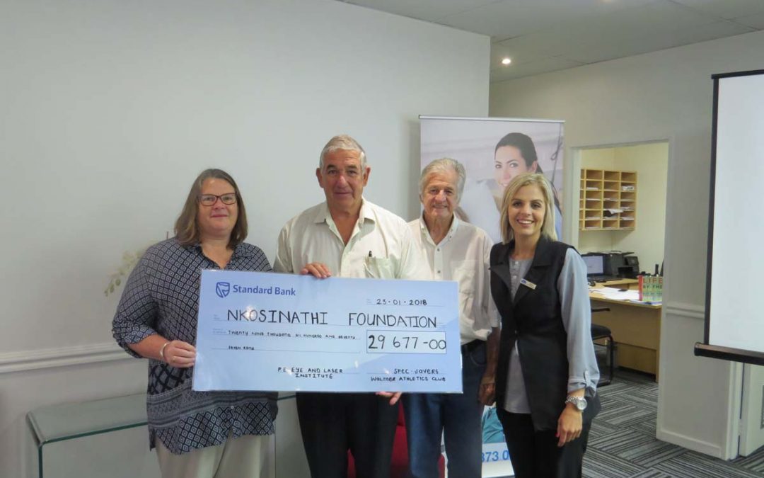 Medical Forum Theatre hands over proceeds from successful White Cane Charity Run