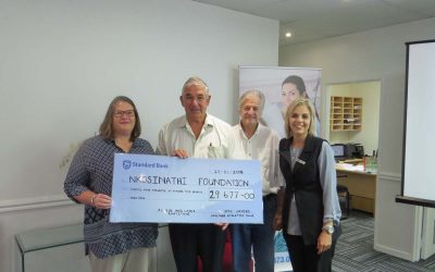 Medical Forum Theatre hands over proceeds from successful White Cane Charity Run